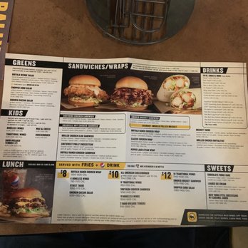 Buffalo Wild Wings - food menu - Sports Bars Near Me - Waldorf, Maryland