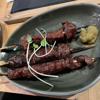 Oak & Coal - Wagyu beef skewers - Japanese Near Me - Costa Mesa, California