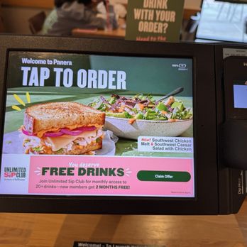 Panera Bread - Ordering Kiosks (5) Available - Sandwiches Near Me - Elk Grove, California
