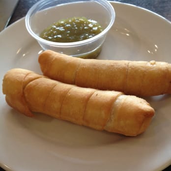 Amara Chocolate & Coffee - Cheese Tekes w/ Green Spicy Dipping Sauce - Coffee & Tea Near Me - Pasadena, California