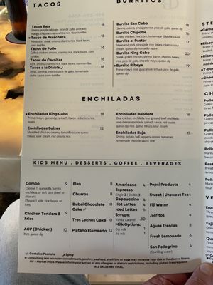 Menu photo 4 Cabo Mexican Cuisine Raleigh, NC