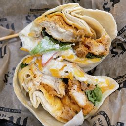 Buffalo chicken wrap Buffalo chicken wrap