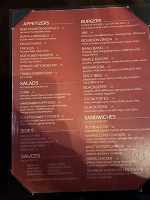 Menu photo 2 189 Burger East Aurora, NY Menu photo 2 189 Burger East Aurora, NY