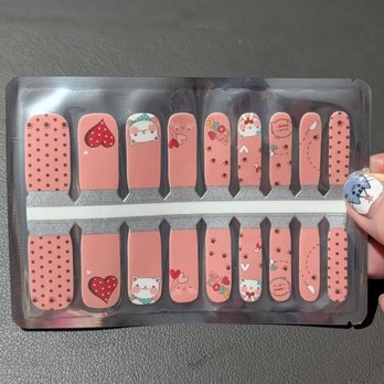 Peachy Peach Nails - One of my nail wrap sets - Cosmetics & Beauty Supply Near Me - London, Ontario