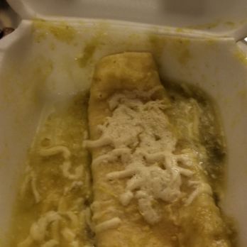 Borreguitas Bar Express - Vegan/Vegetarian Enchilada. The green sauce is very tasty. - Mexican Near Me - Pomona, California Borreguitas Bar Express - Vegan/Vegetarian Enchilada. The green sauce is very tasty. - Mexican Near Me - Pomona, California