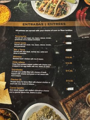Menu photo 8 Tapatio Mexican Grill Westmont, IL