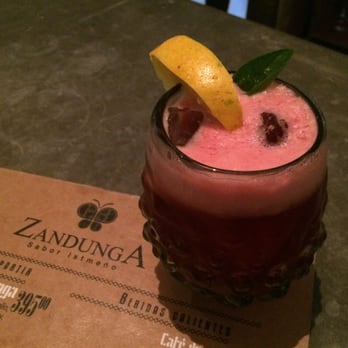 Zandunga - La Llorona - one of my favourite cocktails! Mezcal, ginger and agua de Jamaica! - Mexican Near Me - Oaxaca, OAX Zandunga - La Llorona - one of my favourite cocktails! Mezcal, ginger and agua de Jamaica! - Mexican Near Me - Oaxaca, OAX