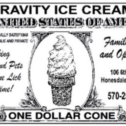 For over 20 years, Gravity Ice Cream's "mini" cone has stayed $1, and stayed the same size!! For over 20 years, Gravity Ice Cream's "mini" cone has stayed $1, and stayed the same size!!