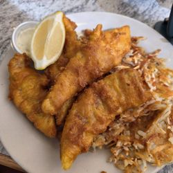 American Grill - Cod, hash browns