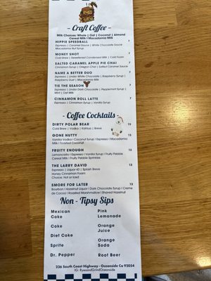 Menu photo 1 Rye's and Grind Oceanside, CA Menu photo 1 Rye's and Grind Oceanside, CA