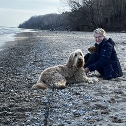 Even on a chilly day the waves are calming and the beach is peaceful. Even on a chilly day the waves are calming and the beach is peaceful.