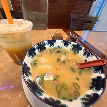 Thai Nara Halal Restaurant - Thai soup with Shrimp - Thai Near Me - Woodside, New York Thai Nara Halal Restaurant - Thai soup with Shrimp - Thai Near Me - Woodside, New York