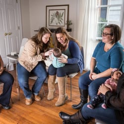 Emerald Doulas - Owner, Doula, and Educator Ashley leads one of our classes for new parents.