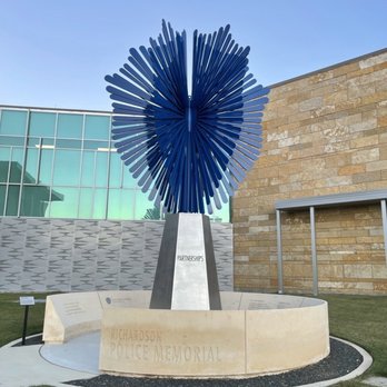 Richardson Police Department - The Radiant Shield sculpture - Police Departments Near Me - Richardson, Texas Richardson Police Department - The Radiant Shield sculpture - Police Departments Near Me - Richardson, Texas
