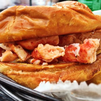 The Waterfront Cafe - Lobster roll close up. - Sandwiches Near Me - Chicago, Illinois The Waterfront Cafe - Lobster roll close up. - Sandwiches Near Me - Chicago, Illinois