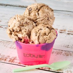 TCBY Old Farm - Chewy Brownie hand scooped fro yo