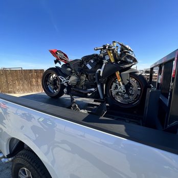 Pro Italia - Being towed from Barstow - Motorcycle Dealers Near Me - Glendale, California