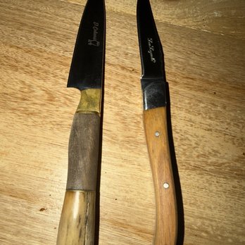 Isidore - Steak knives we chose - New American Near Me - San Antonio, Texas Isidore - Steak knives we chose - New American Near Me - San Antonio, Texas