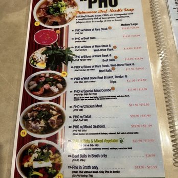 Pho 777 - Second page of the menu - Vietnamese Near Me - Honolulu, Hawaii