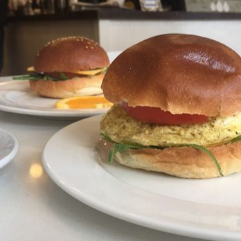 3 Little Figs - Egg and feta breakfast sandwich - Coffee & Tea Near Me - Somerville, Massachusetts