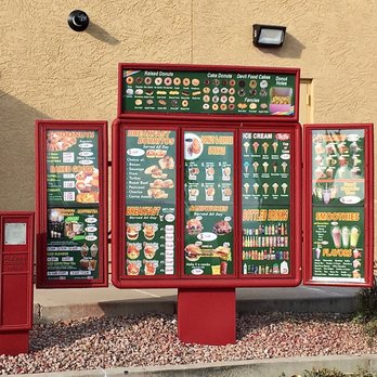 Rainbow Donuts - The drive through menu. - Donuts Near Me - Fountain Hills, Arizona