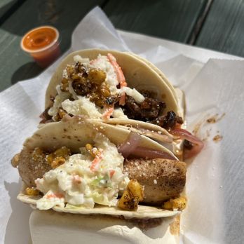 Taco Bout It - mahi-mahi and filet mignon taco - Tacos Near Me - Los Angeles, California Taco Bout It - mahi-mahi and filet mignon taco - Tacos Near Me - Los Angeles, California