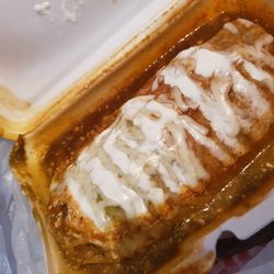 Taqueria Los Catrines - Wet carne asada burrito