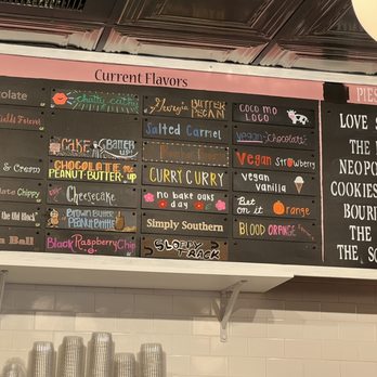 The Comfy Cow - a menu on the wall - Ice Cream & Frozen Yogurt Near Me - Louisville, Kentucky The Comfy Cow - a menu on the wall - Ice Cream & Frozen Yogurt Near Me - Louisville, Kentucky