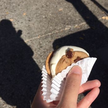 CREAM - Mini ice cream sandwich, chocolate chip cookies and strawberry cheesecake ice cream $1.99 - Desserts Near Me - Berkeley, California CREAM - Mini ice cream sandwich, chocolate chip cookies and strawberry cheesecake ice cream $1.99 - Desserts Near Me - Berkeley, California
