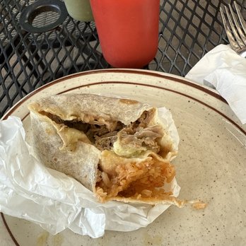 Los Jalapenos - Tiny chile verde burrito - Tacos Near Me - Bend, Oregon