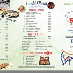 sumo Steakhouse & Sushi - Menu
