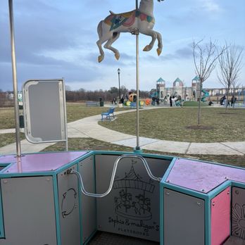 Sophie and Madigan's - View from the human powered carousel - Playgrounds Near Me - Frederick, Maryland Sophie and Madigan's - View from the human powered carousel - Playgrounds Near Me - Frederick, Maryland