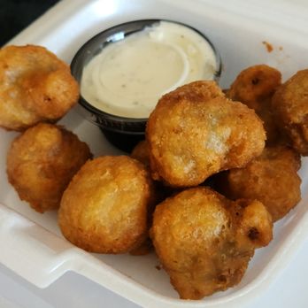 The Social - Fried mushrooms deserve a close-up..! - New American Near Me - Asheville, North Carolina