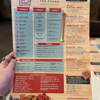 Angry Crab Shack - Menu - August 2025 - Seafood Near Me - Mesa, Arizona