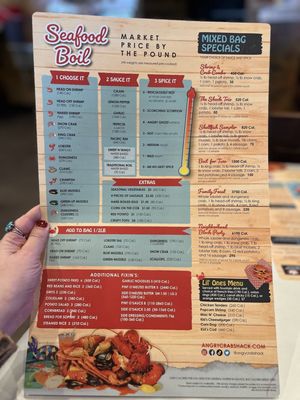 Menu photo 7 Angry Crab Shack Mesa, AZ