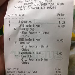 Pretty good $6 deals! Fast service too!