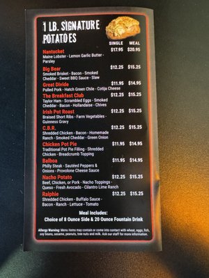 Menu photo 3 Big Bear Baked Potatoes Longmont, CO