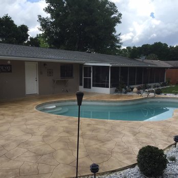 Decorative Concrete Experts - A StoneCrete pool deck remodel - Masonry/Concrete Near Me Decorative Concrete Experts - A StoneCrete pool deck remodel - Masonry/Concrete Near Me