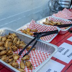 Lemon Pepper, Garlic Parmesan, and more--West Wings brought the flavor to our Shayla celebration!