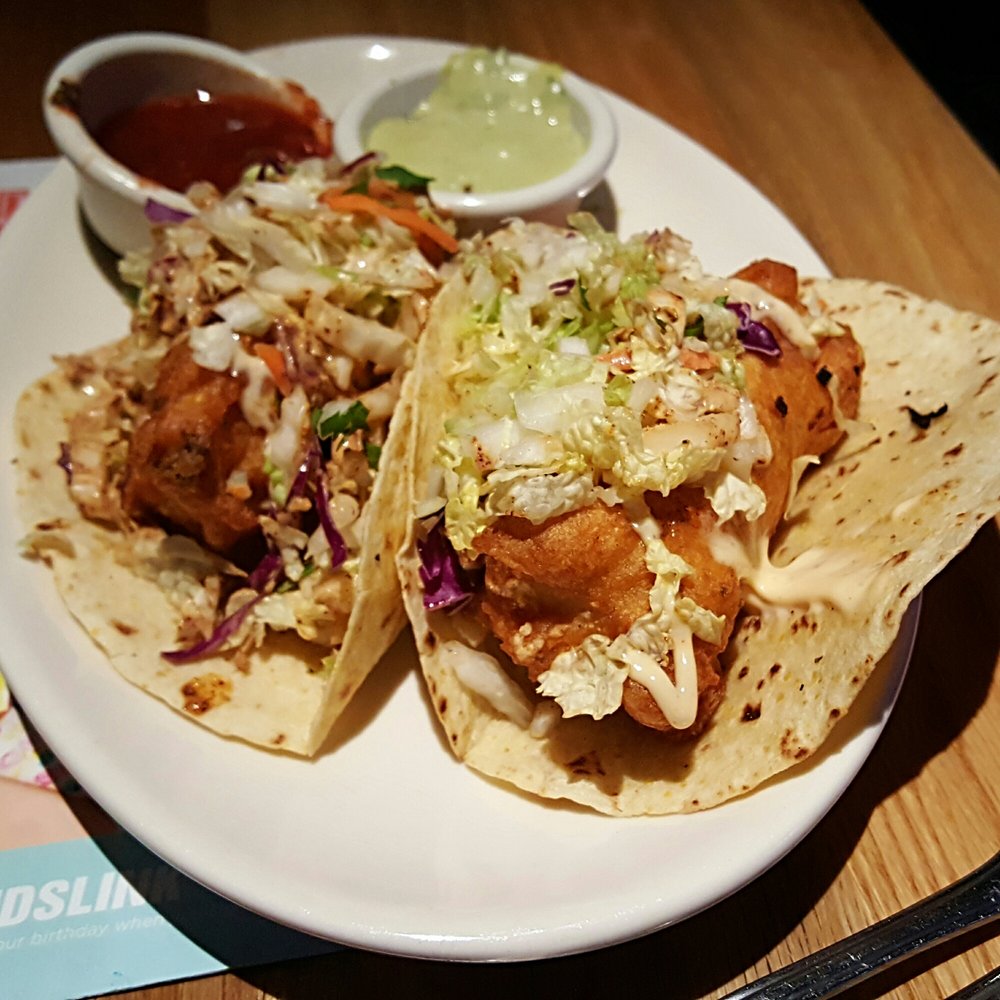 BJ's Restaurant & Brewhouse - Fish Tacos - New American Near Me - Longview, Texas