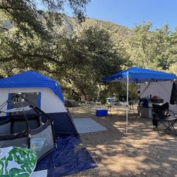 La Jolla Indian Campground - Our set up was superb