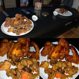 Sticky Wings & Vegetable Tempura Sticky Wings & Vegetable Tempura