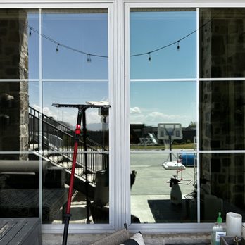 Shine Exteriors - Before on left. After on right. - Window Washing Near Me Shine Exteriors - Before on left. After on right. - Window Washing Near Me