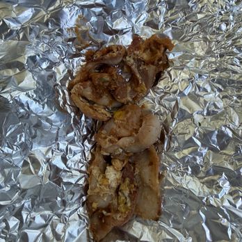 Guads Tacos & Beer - huge pieces of thick fatty bacon that filled up my breakfast burrito - Beer Bar Near Me - Davis, California Guads Tacos & Beer - huge pieces of thick fatty bacon that filled up my breakfast burrito - Beer Bar Near Me - Davis, California