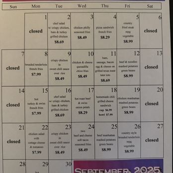 Willow Springs - September 2025 lunch specials menu! - American Near Me - Hagerstown, Indiana Willow Springs - September 2025 lunch specials menu! - American Near Me - Hagerstown, Indiana