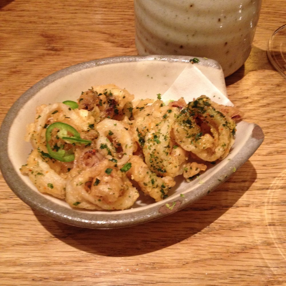 ROKA Canary Wharf - Tempura squid from the kitchen that was just brought out from the server. It was so good! - Japanese Near Me - London, XGL ROKA Canary Wharf - Tempura squid from the kitchen that was just brought out from the server. It was so good! - Japanese Near Me - London, XGL