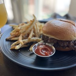 North Point Kitchen & Bar - Smash burger with parmesan fries