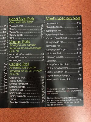Menu photo 7 Lemongrass Thai Sushi Holland, MI