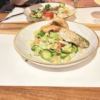 Monkeypod Kitchen - Avocado & Cucumber salad with protein! - New American Near Me - Lahaina, Hawaii Monkeypod Kitchen - Avocado & Cucumber salad with protein! - New American Near Me - Lahaina, Hawaii