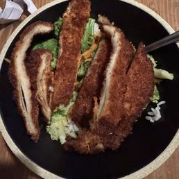 Katsu chicken bowl